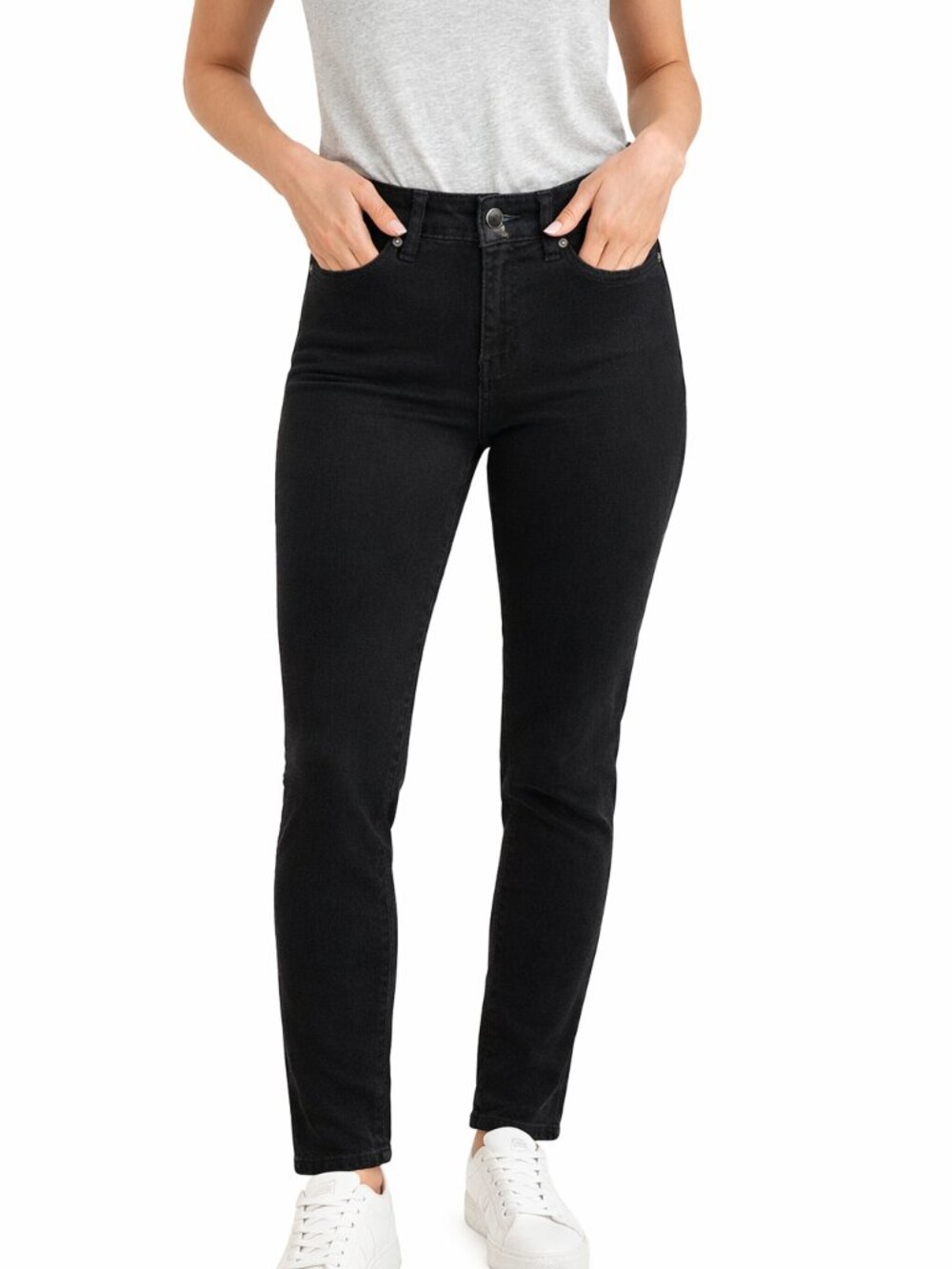 WallFlower Ultra Fit Black Pants Size 9 Slim Stretch Mid Rise Casual Work